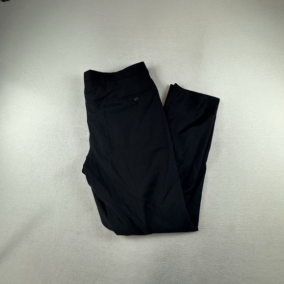 Ted Baker London Pants Mens 38 Brown JARRETT Dress Pants 100% Wool Flat Front - Picture 1 of 11